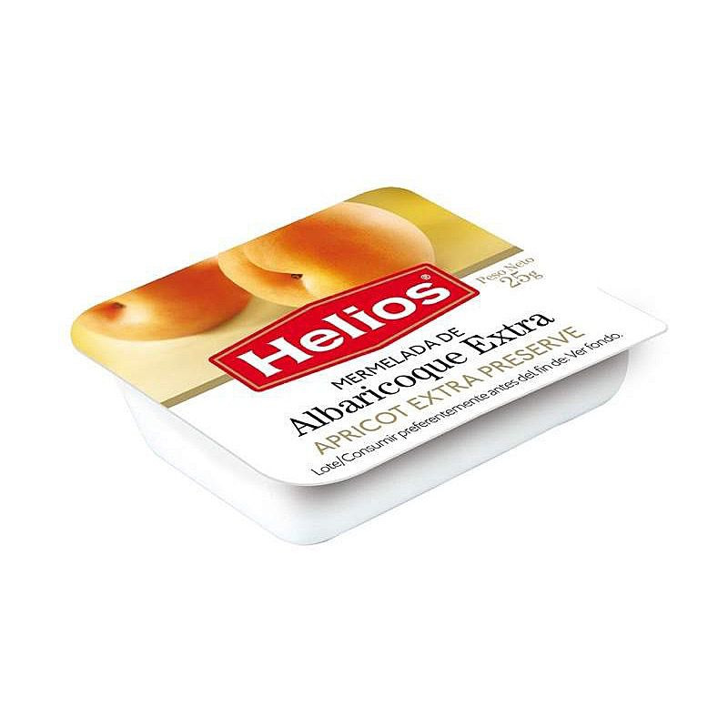 MERMELADA ALBARICOQUE EXTRA PORCIONES CAJA 64un 25gr